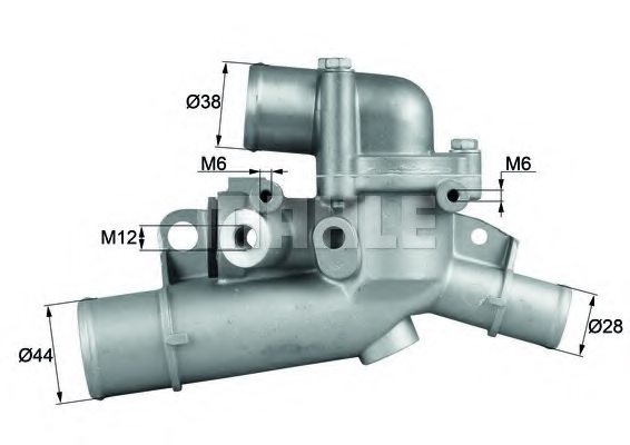 FIAT 60658913 Thermostat, coolant